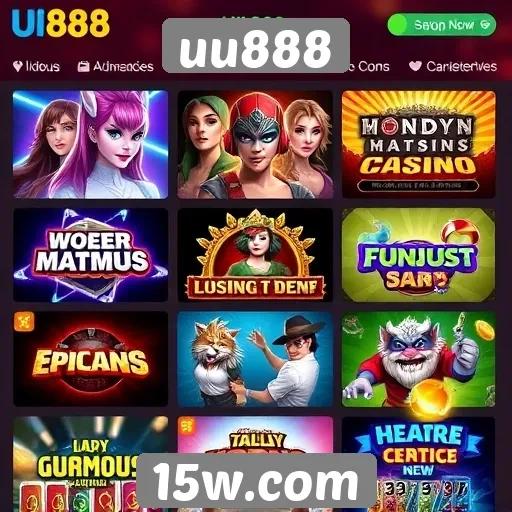 Exploração dos jogos disponíveis no uu888